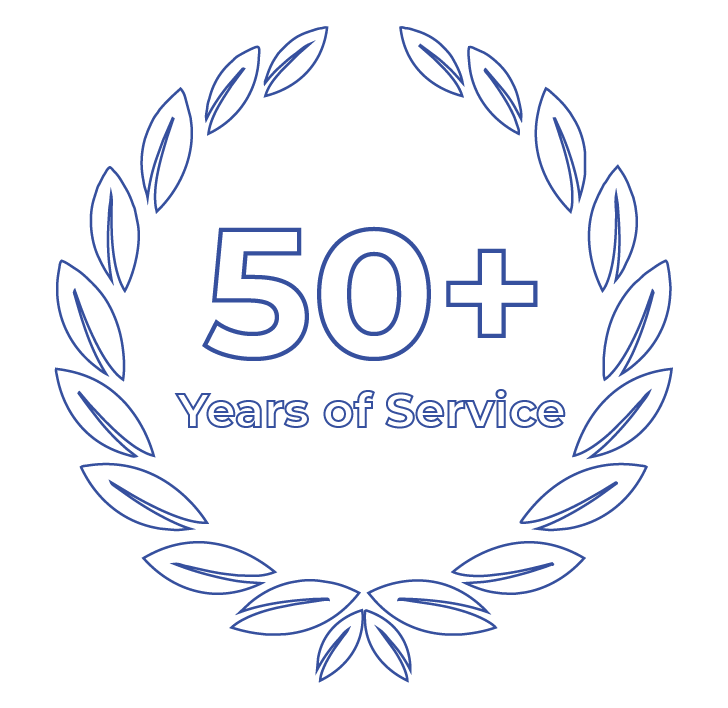 50+ Years of Service